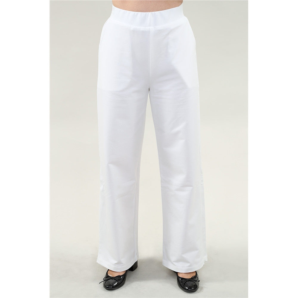 Pantalon confortable à jambe - Taille : XSMALL - Couleur : Ivoire