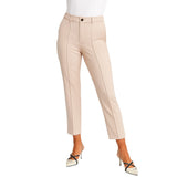 Pantalon coupe ajustée, longueur cheville - Taille : SMALL - Couleur : Champignon