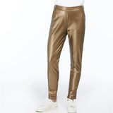 Pantalon cuir vegan - Taille : SMALL - Couleur : Or