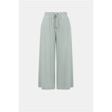 Pantalon-culotte à enfiler en jersey avec ceinture à nouer