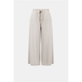 Pantalon-culotte à enfiler en jersey avec ceinture à nouer
