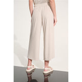 Pantalon-culotte à enfiler en jersey avec ceinture à nouer