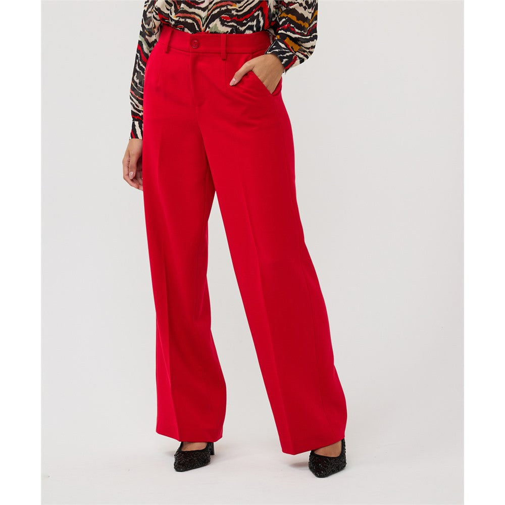 Pantalon de ville - Taille : 4 - Couleur : Rouge