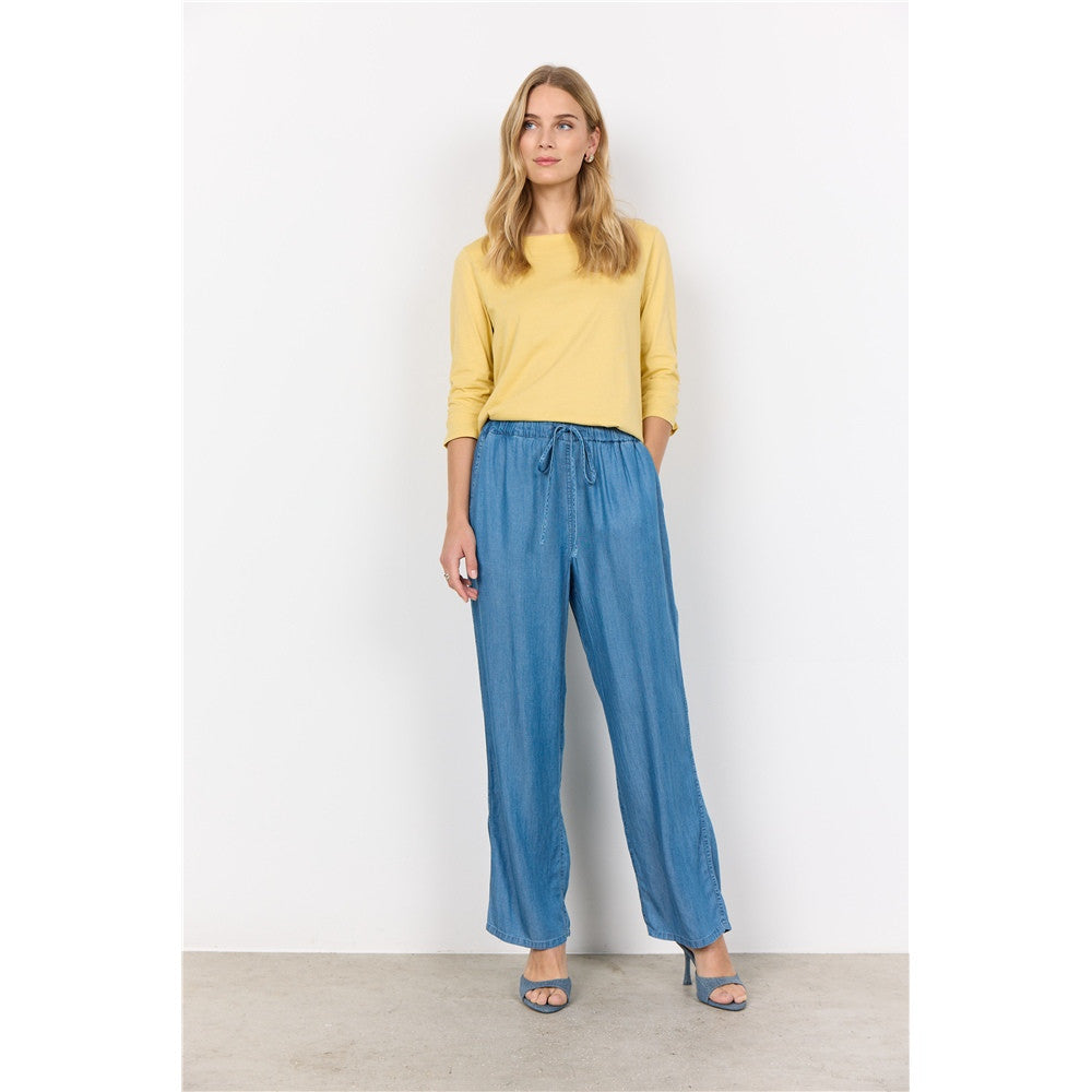 Pantalon denim fluide