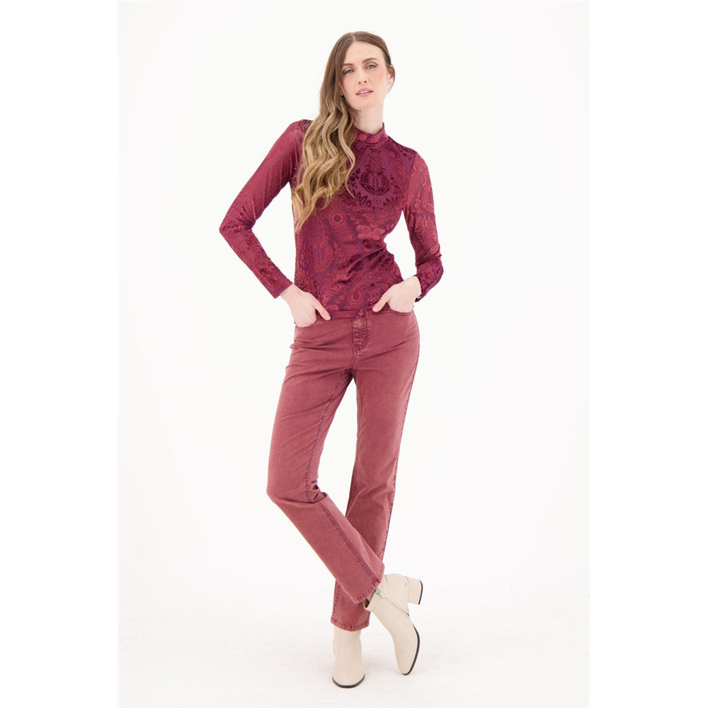 Pantalon droit en denim