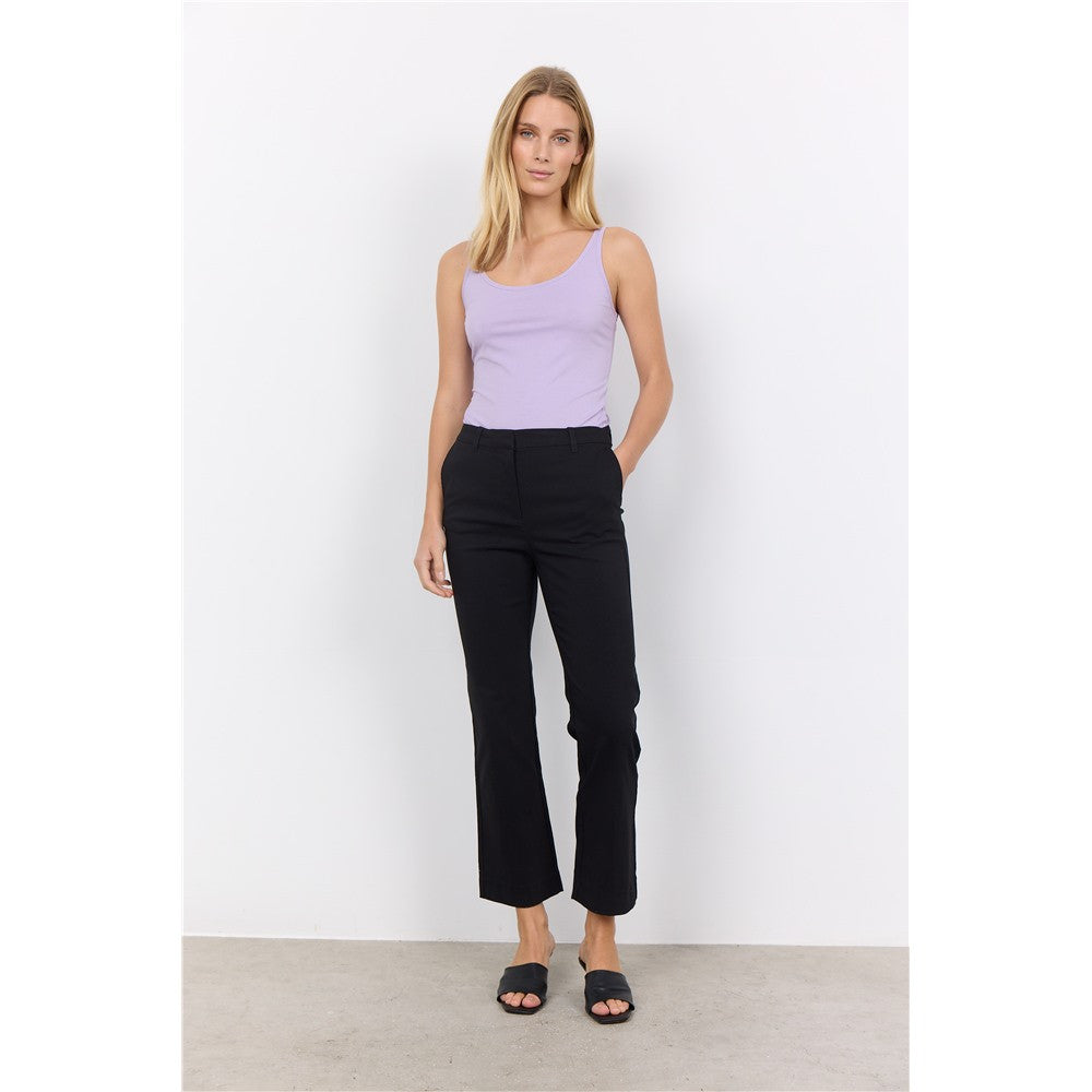 Pantalon droit taille élastique