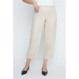 Pantalon écourté avec fermoir et bouton - Taille : 4 - Couleur : Or