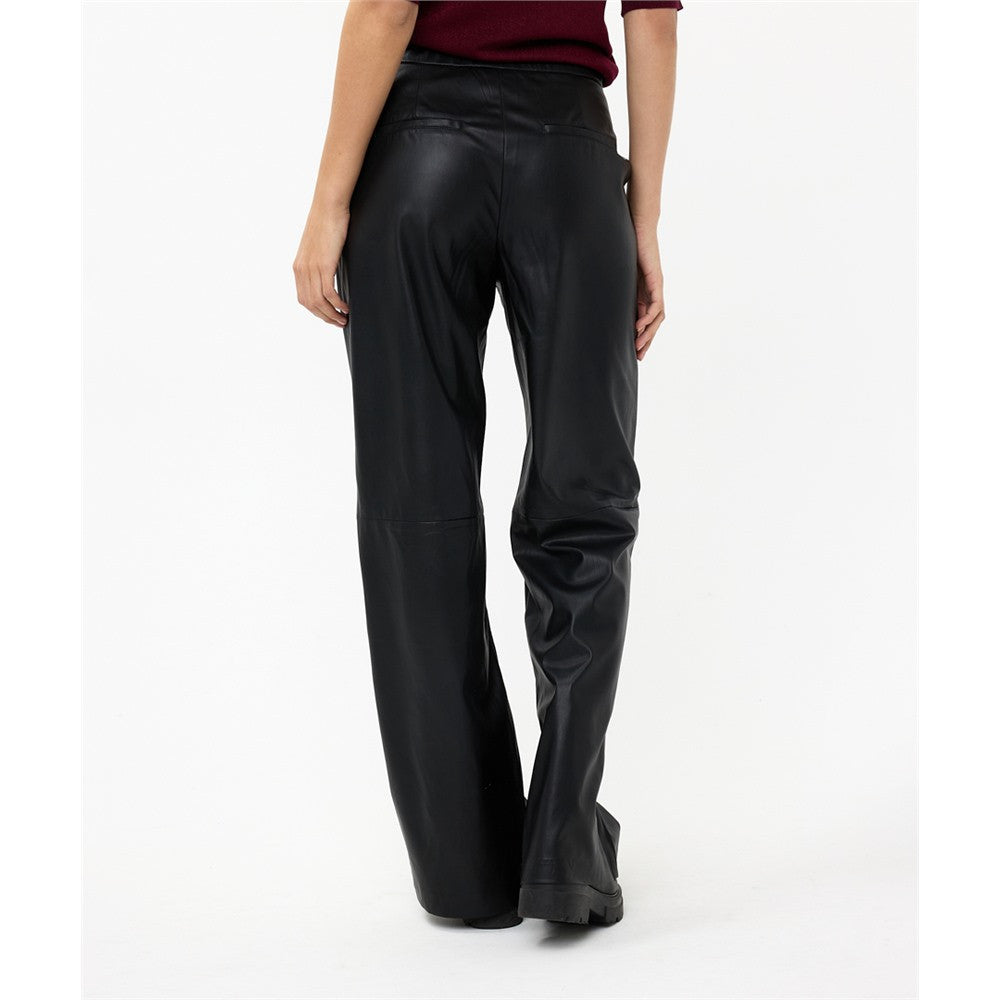Pantalon en cuir vegan