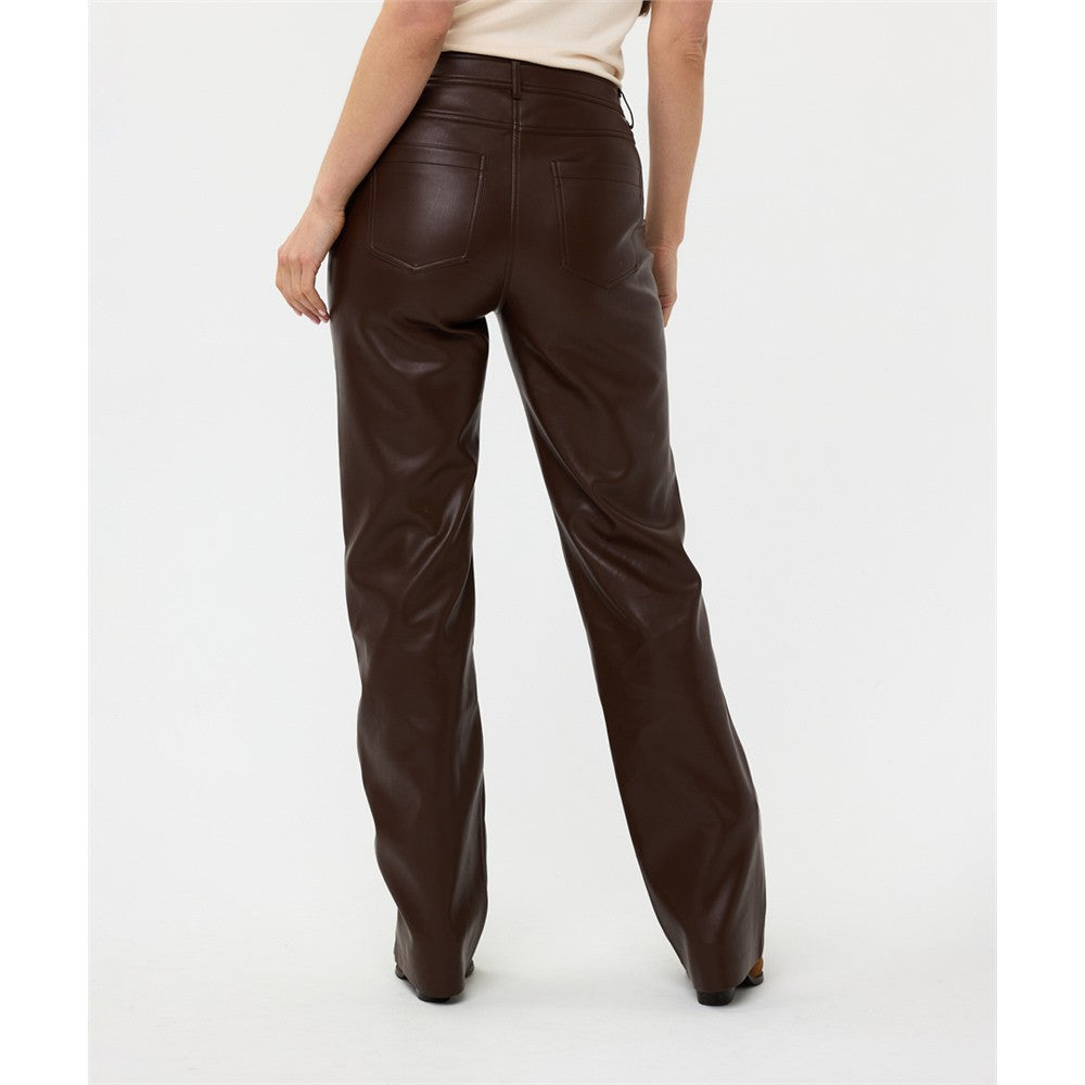Pantalon en cuir vegan