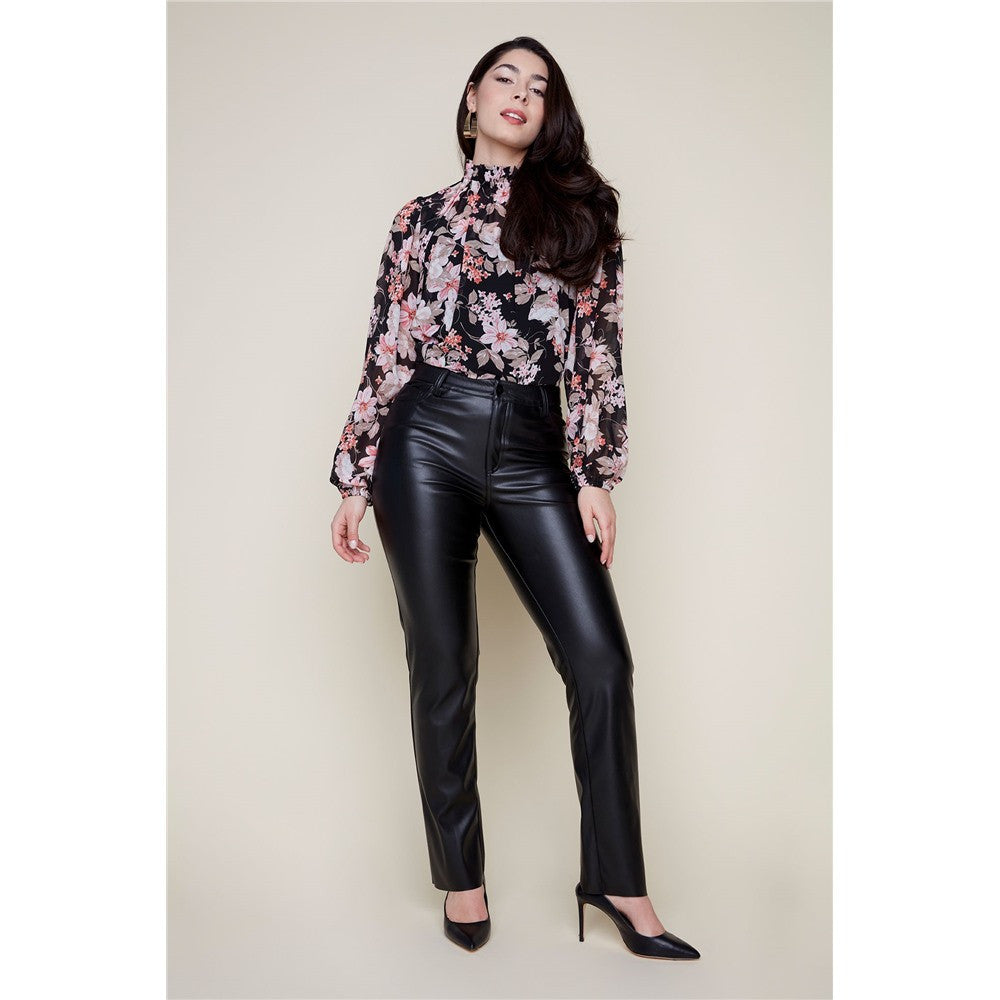 Pantalon en cuir vegan