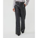 Pantalon en cuir vegan - Taille : 14 - Couleur : Gris