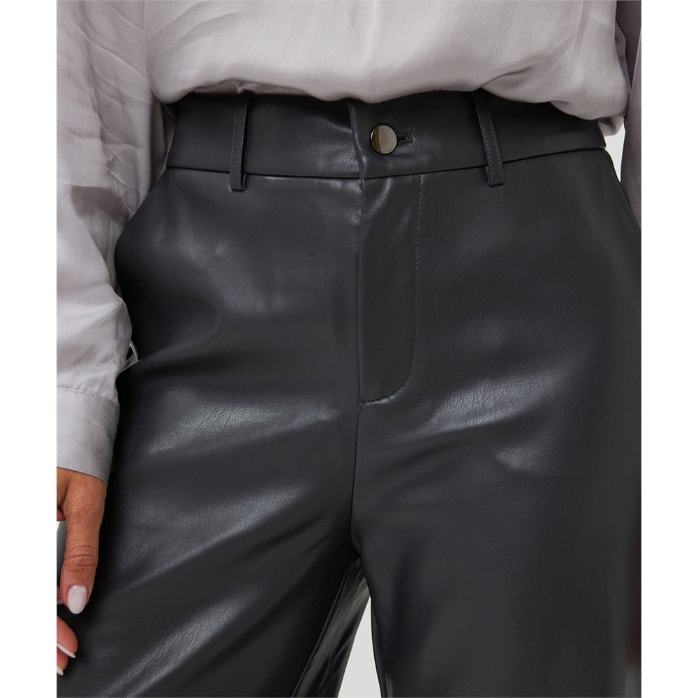 Pantalon en cuir vegan