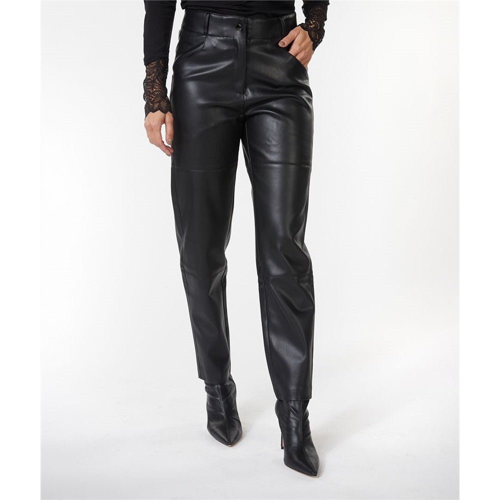 Pantalon en cuir vegan - Taille : 14 - Couleur : Noir