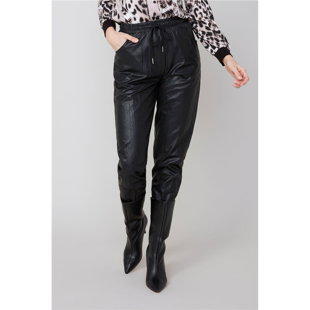 Pantalon en cuir vegan