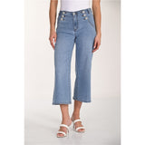 Pantalon en denim cheville - Taille : XSMALL - Couleur : Denim Bleu pâle