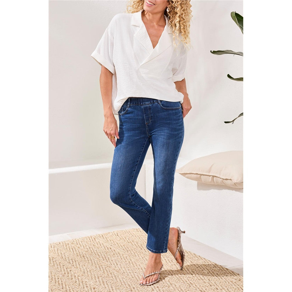 Pantalon en denim coupe droite