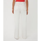 Pantalon en jean à surpiqûres contrastantes