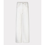 Pantalon en jean à surpiqûres contrastantes