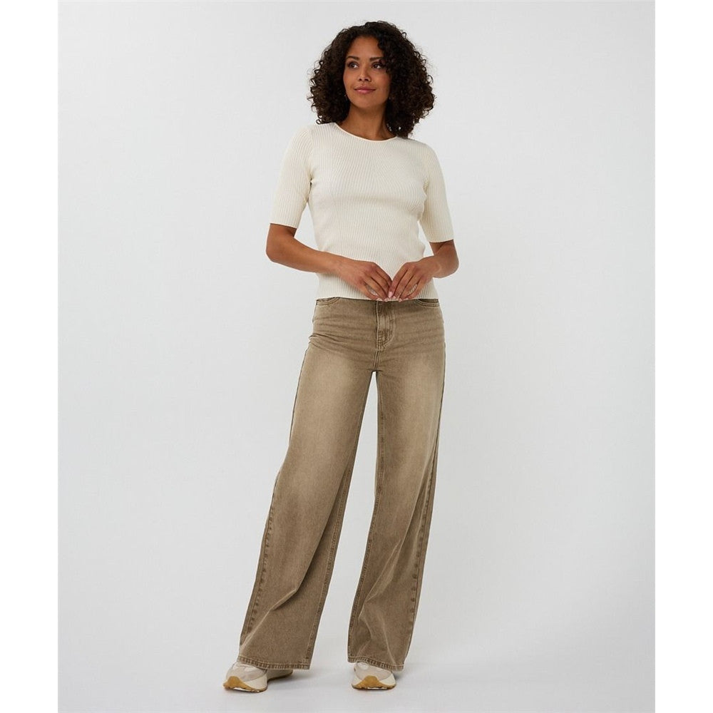 Pantalon en jean avec fermoir