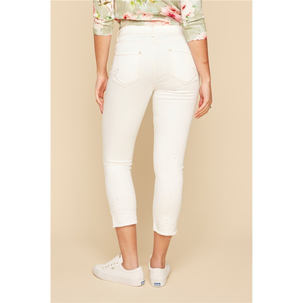 Pantalon en jean avec frange