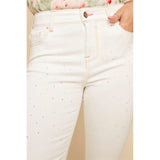 Pantalon en jean avec frange