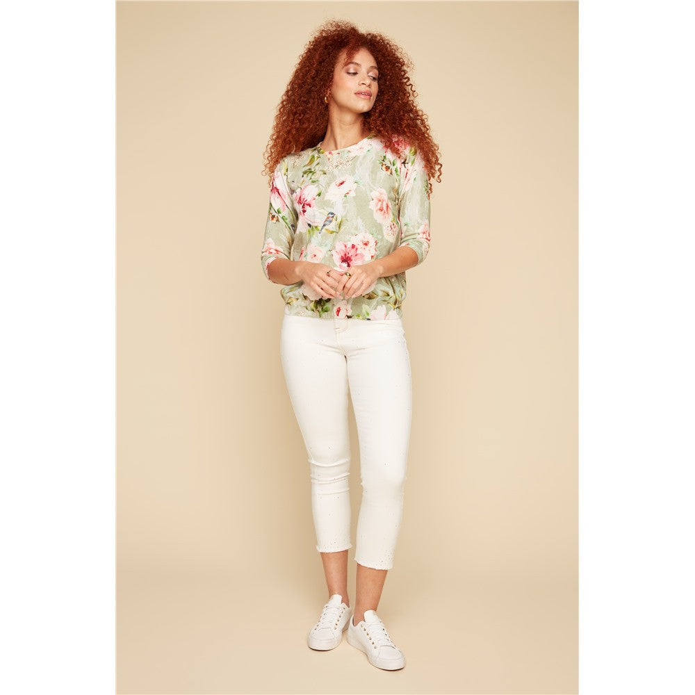 Pantalon en jean avec frange