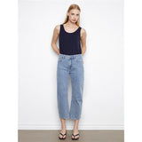 Pantalon en jean coupe droite