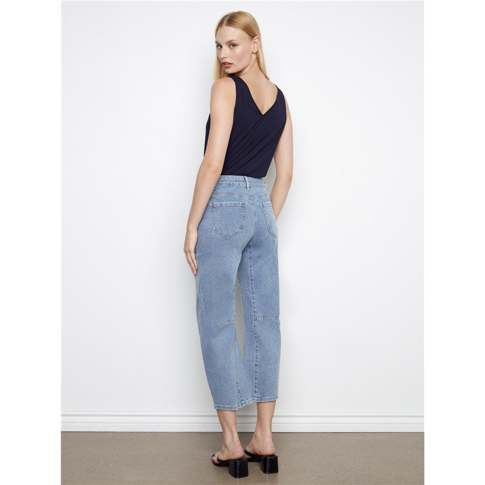 Pantalon en jean coupe droite