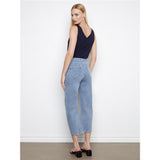 Pantalon en jean coupe droite