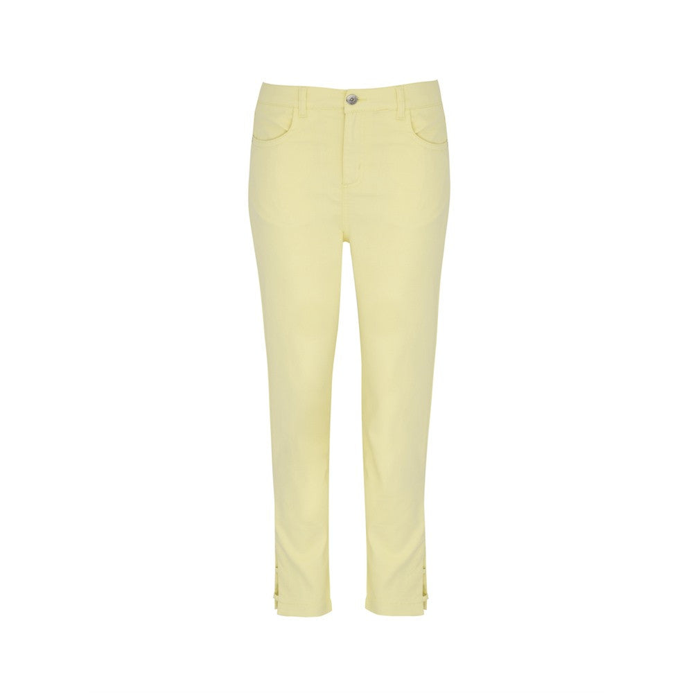 Pantalon en jeans - Taille : 28 - Couleur : Jaune