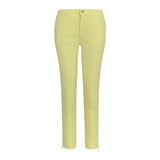 Pantalon en jeans - Taille : 28 - Couleur : Jaune
