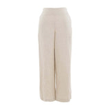 Pantalon en lin taille à enfiler - Taille : XSMALL - Couleur : Naturel