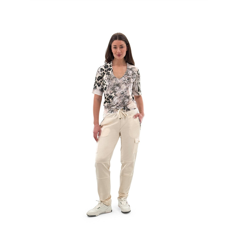Pantalon en modal style cargo - Taille : XSMALL - Couleur : Amande