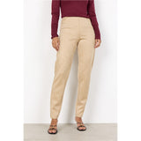 Pantalon en suédine extensible - Taille : MEDIUM - Couleur : Beige