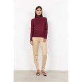 Pantalon en suédine extensible