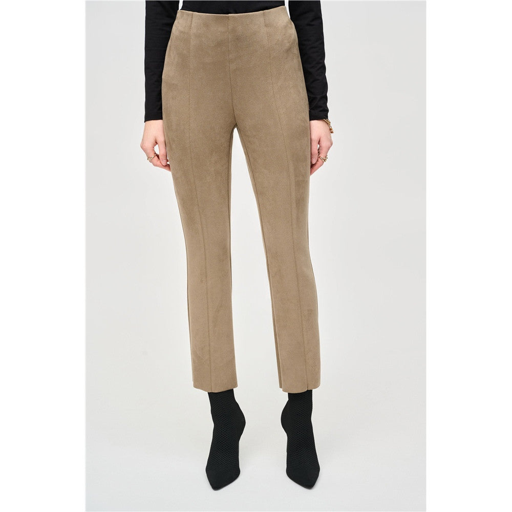 Pantalon évasé en daim Scuba - Taille : 8 - Couleur : Vert Olive