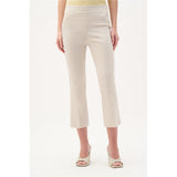 Pantalon évasé en tissu millennium - Taille : 18 - Couleur : Naturel
