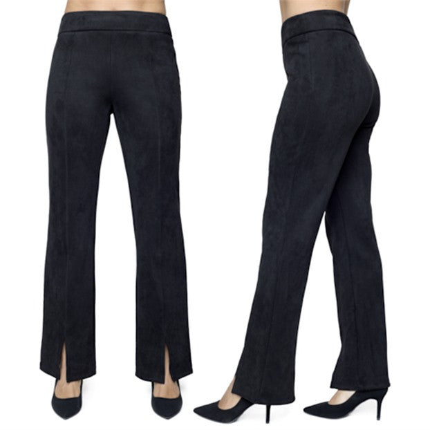 Pantalon fini suède - Taille : XSMALL - Couleur : Noir