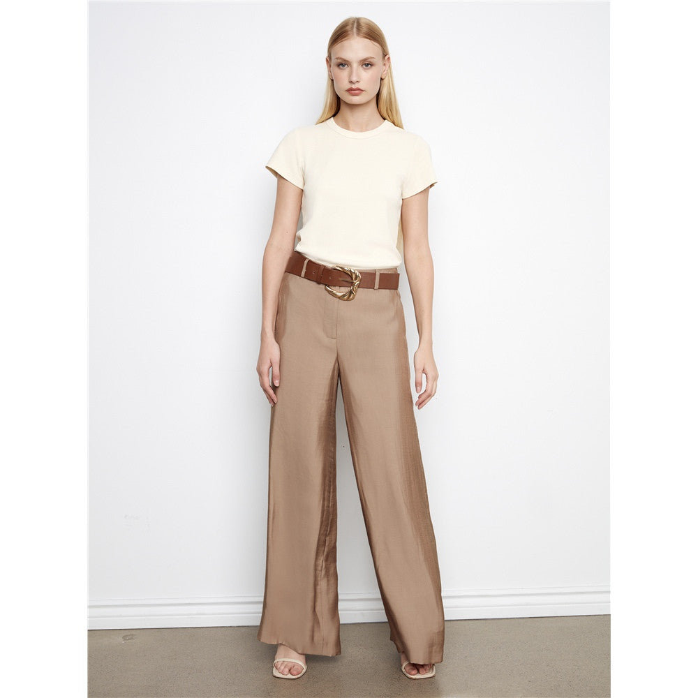 Pantalon fluide à jambe