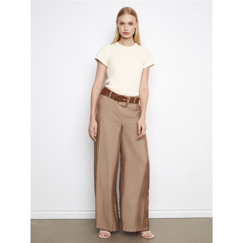 Pantalon fluide à jambe