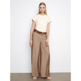 Pantalon fluide à jambe