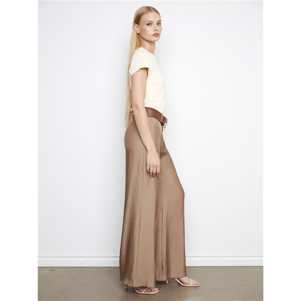 Pantalon fluide à jambe