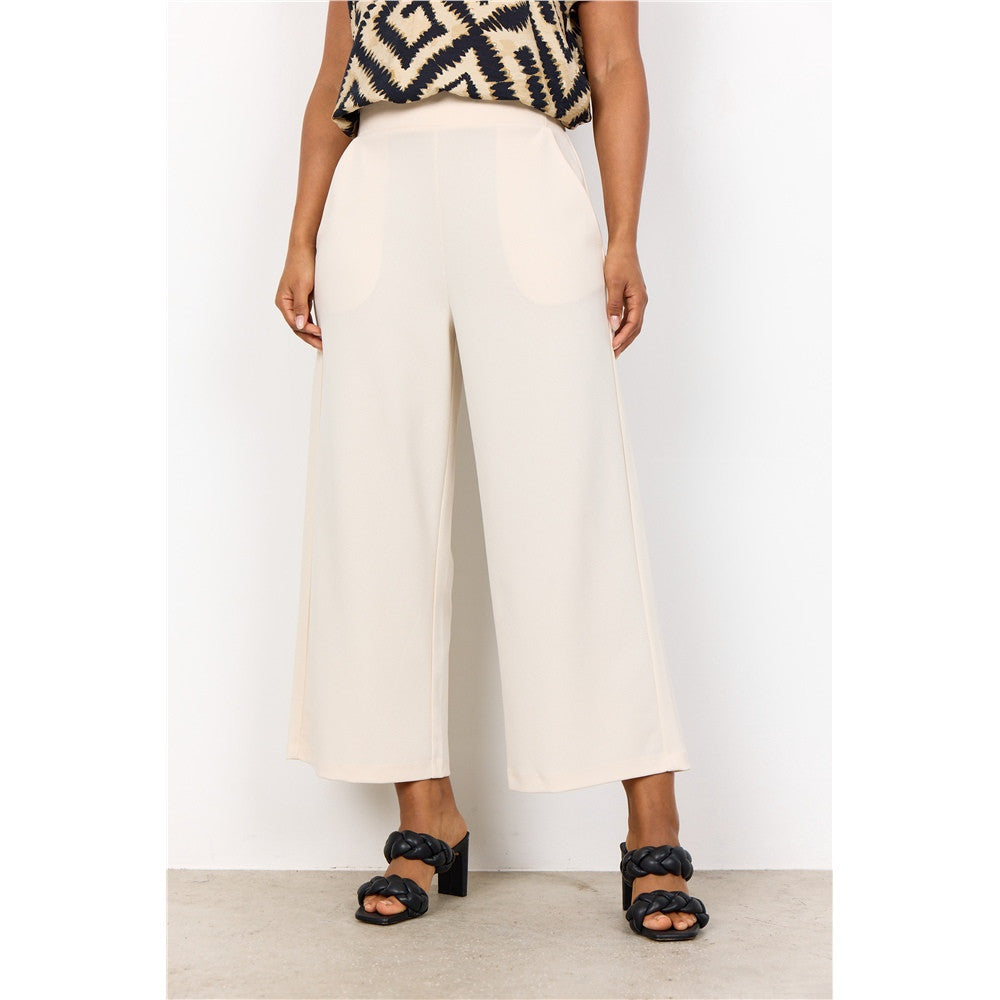 Pantalon fluide coupe - Taille : XSMALL - Couleur : Crème