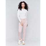 Pantalon frange à l'arrière