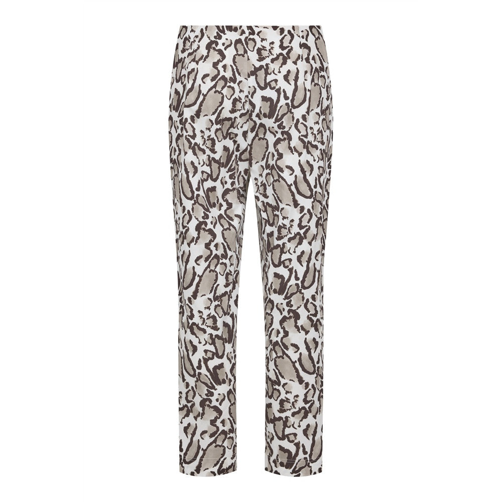 Pantalon imprimé à taille élastique