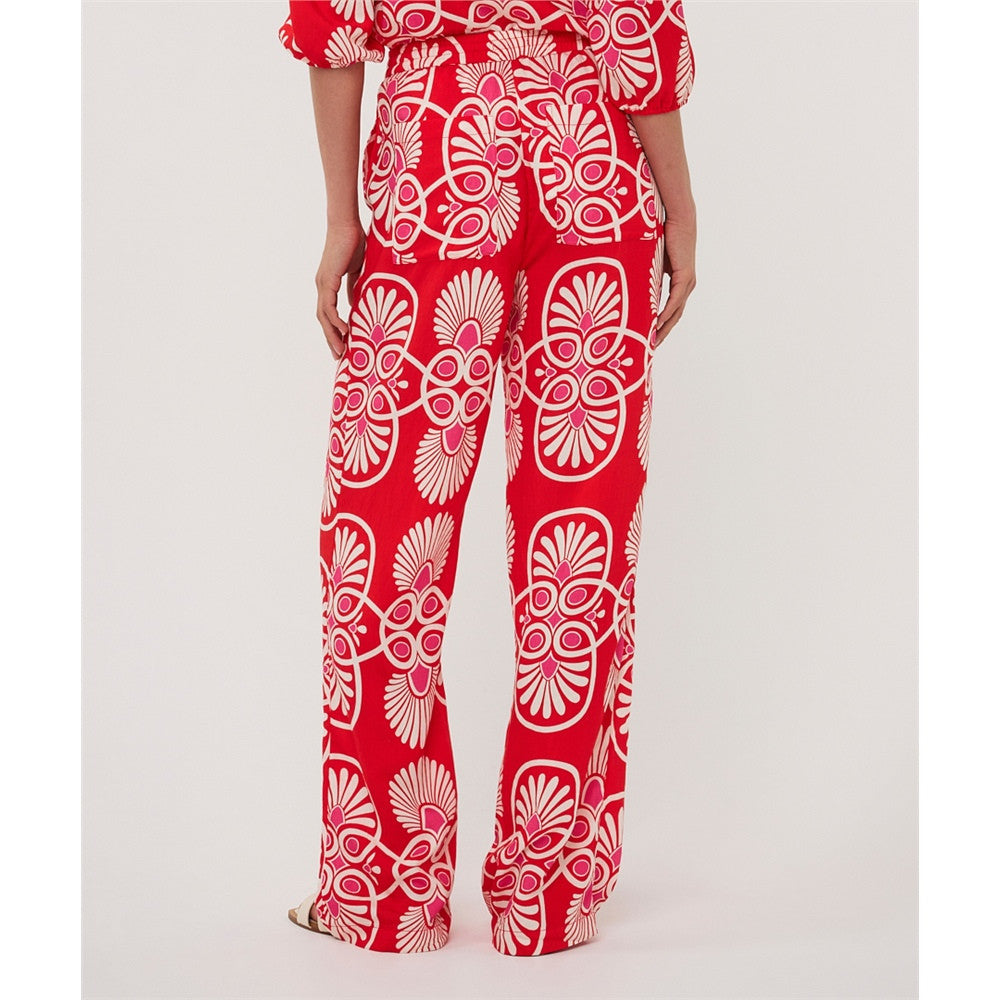 Pantalon imprimé coupe fluide