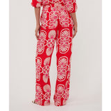 Pantalon imprimé coupe fluide