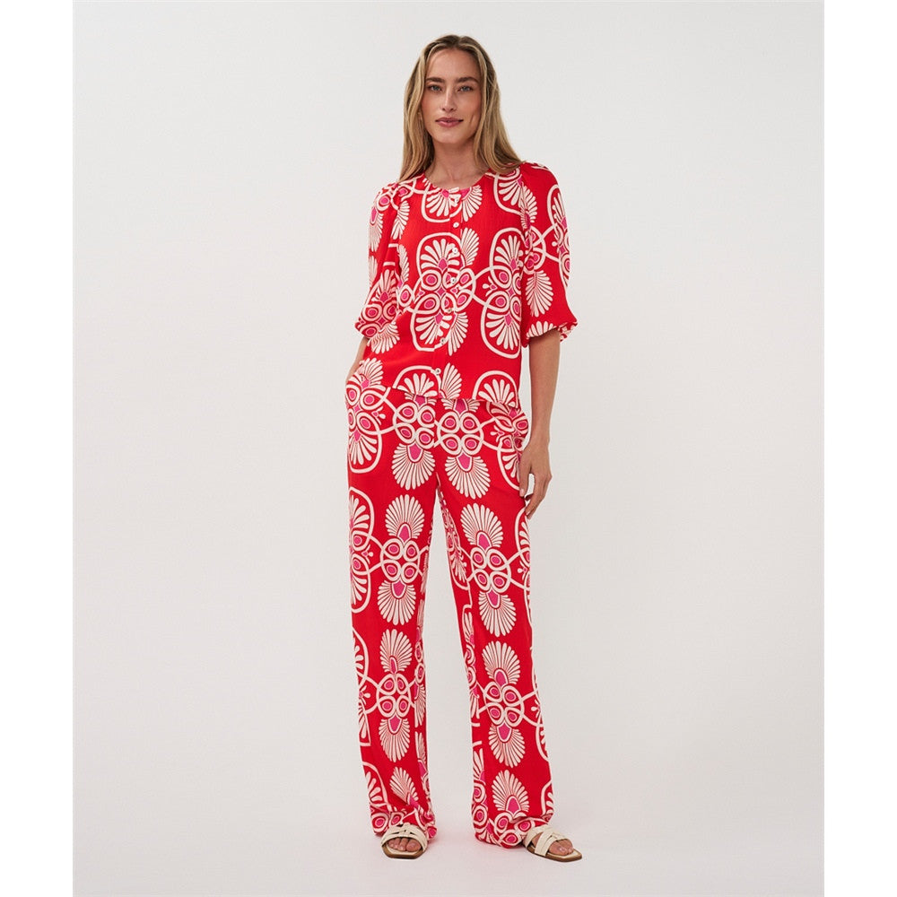 Pantalon imprimé coupe fluide