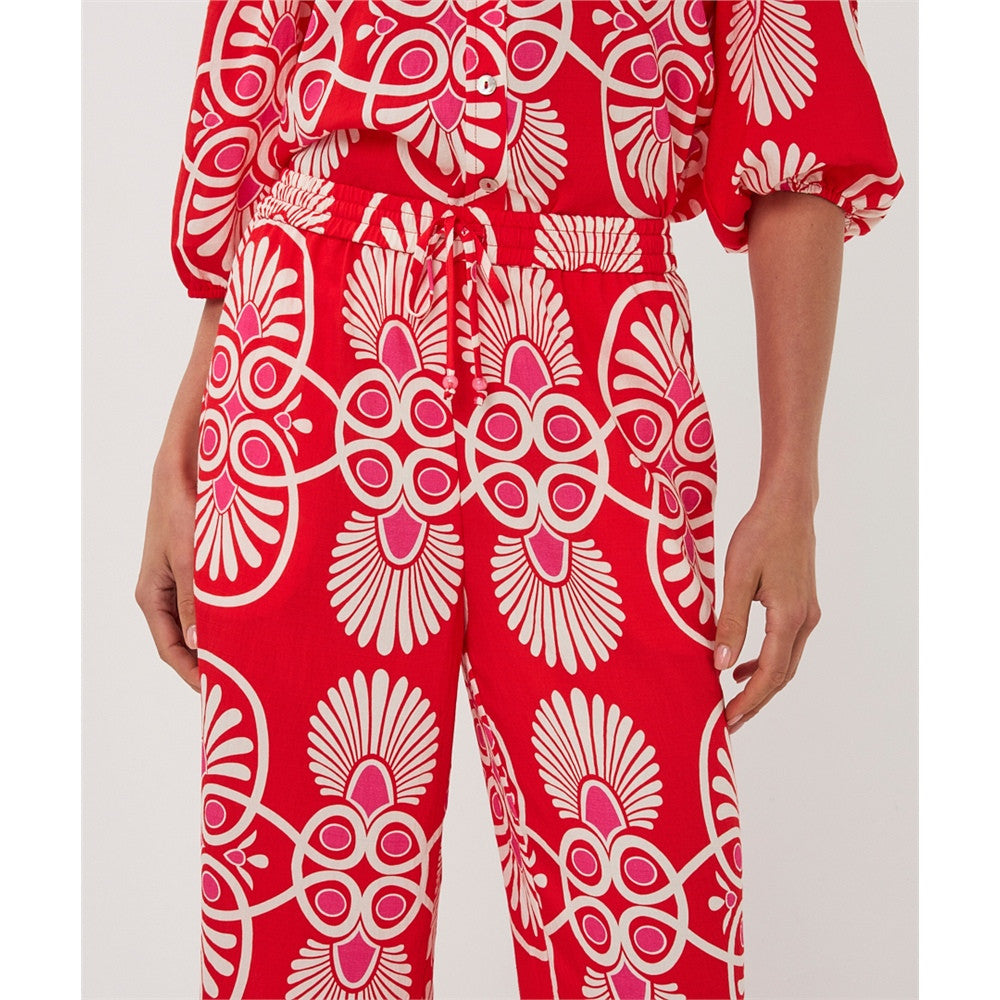 Pantalon imprimé coupe fluide