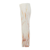 Pantalon imprimé en lin